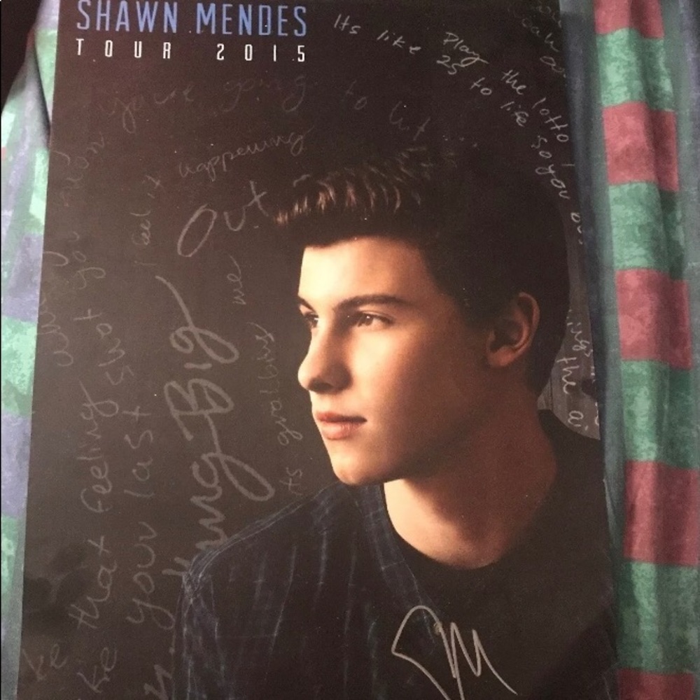 Autographed Shawn Mendes Poster
